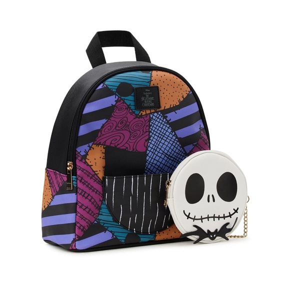 Disney The Nightmare Before Christmas Graphic Mini Backpack for Women and Men - Picture 1 of 7